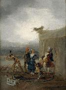 Francisco de Goya Comicos ambulantes Germany oil painting artist